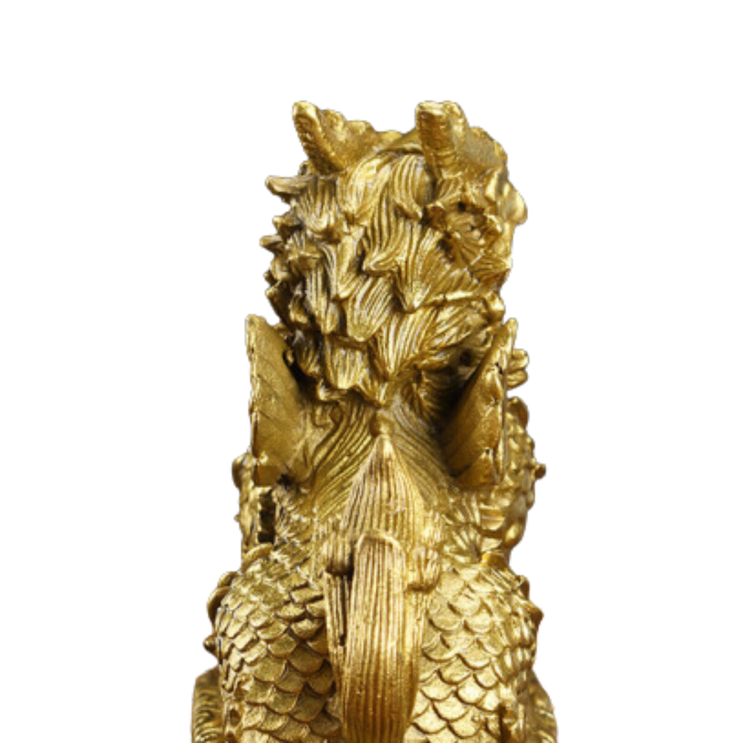 Brass Qilin Feng Shui Ornament